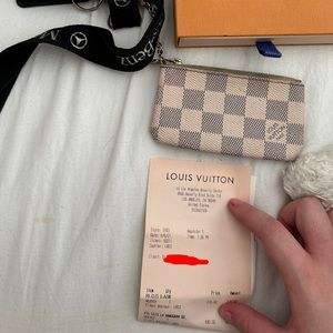 Louis Vuitton Damier Azur Keychain Wallet